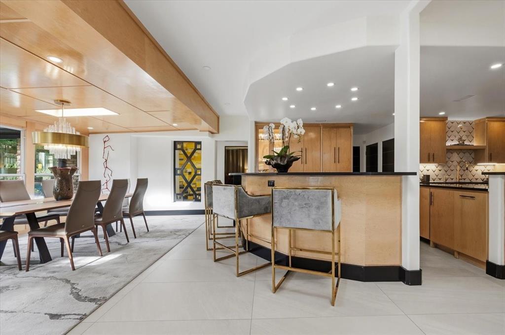 308 North Broadway Road Azle, TX 76020 - Photo 12 of 31 Dining, eat-in bar and view of kitchen