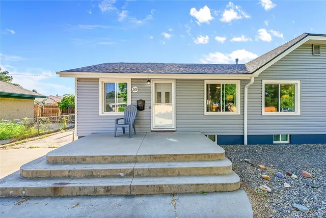 a front view of house with yard