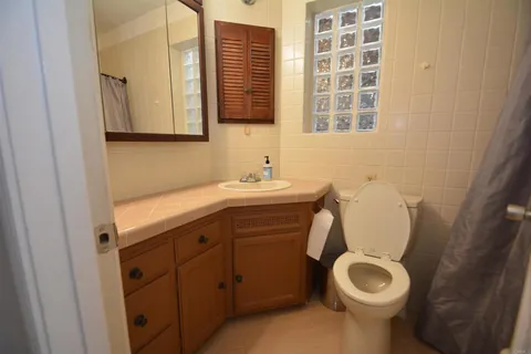 a bathroom with a sink and a toilet