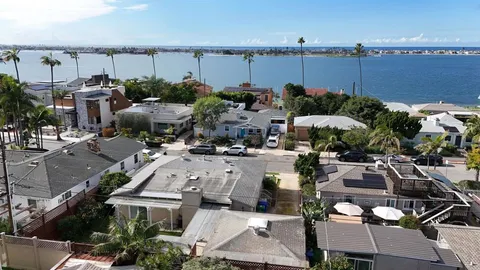 a aerial view of a house