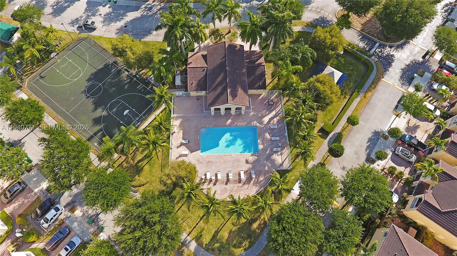 14973 Southwest 8th Terrace Miami, FL 33194 - Photo 31 of 32 an aerial view of a house with a garden