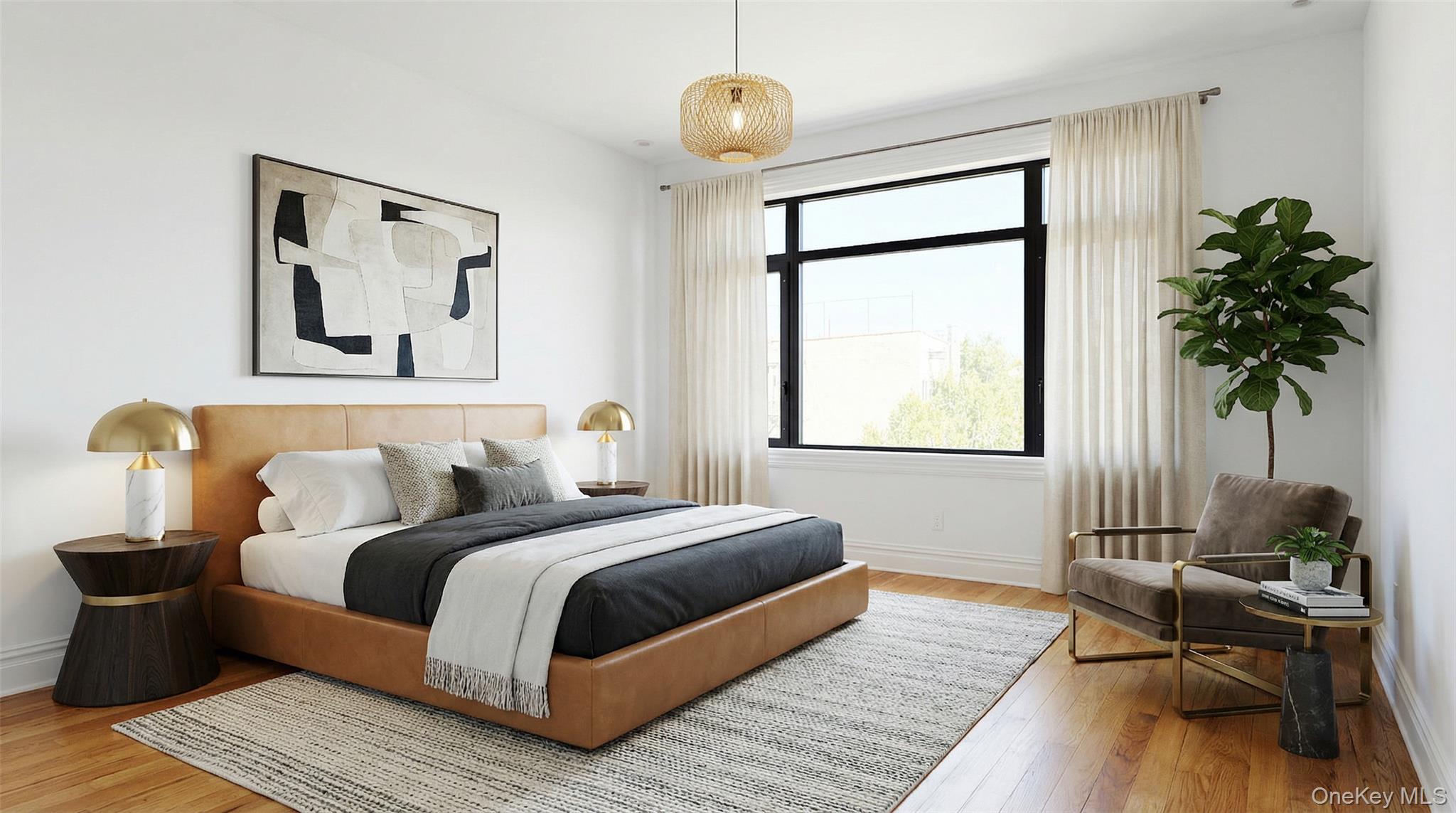 333 Tompkins Avenue, Unit PH2 Brooklyn, NY 11216 - Photo 19 of 33 a bedroom with bed and a window