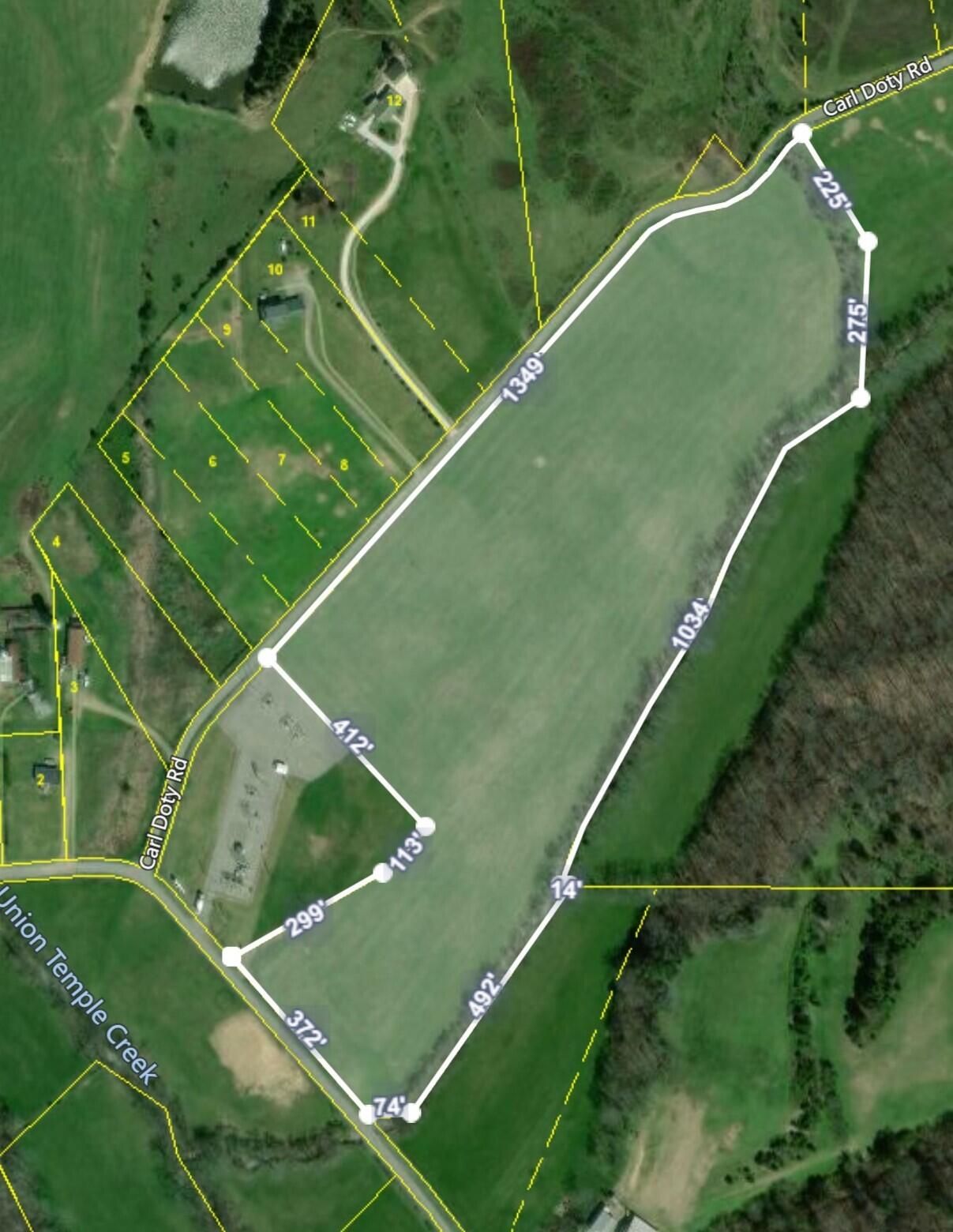 18-ac Justice Road Afton, TN 37616 - Photo 19 of 19 Lines are approx.