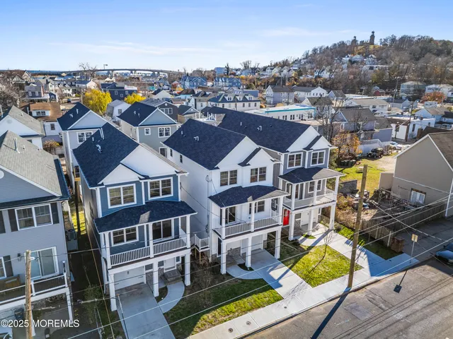 a view of a city with tall buildings