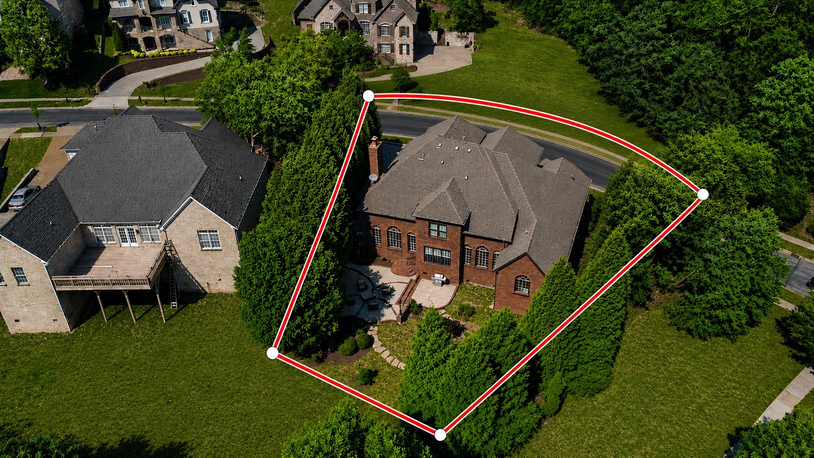 319 Hamlets End Way Franklin, TN 37067 - Photo 54 of 54 an aerial view of a house