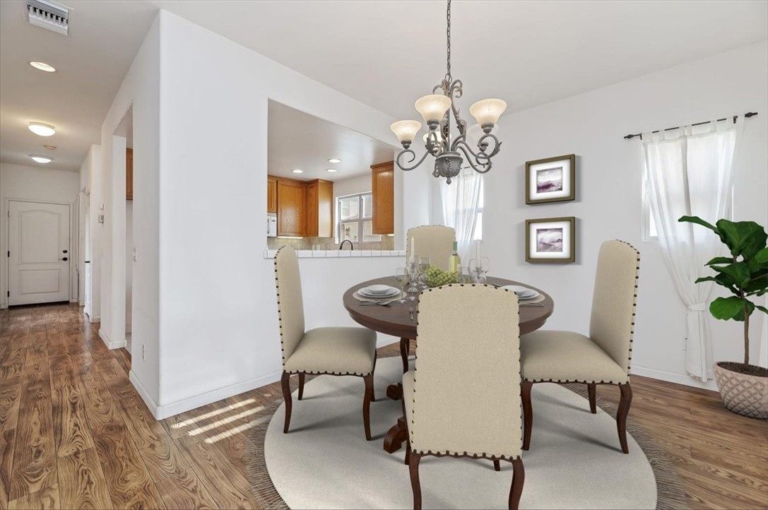 2454 Crossroads Court Duarte, CA 91010 - Photo 7 of 33 Virtually staged dining room.