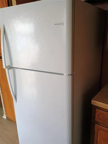 a close view of washer and dryer