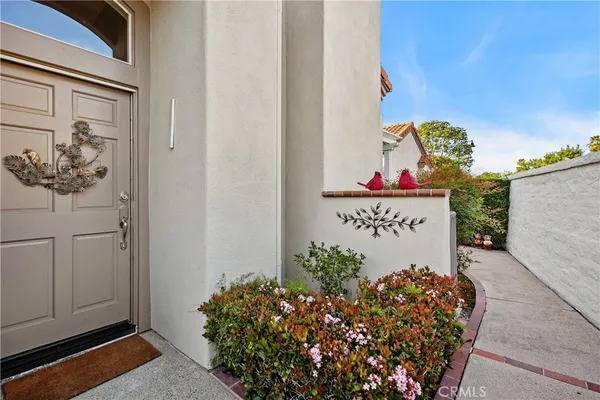 a view of a wooden bench