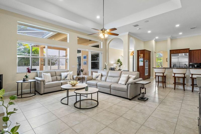 8235 Southwest 51st Street Cooper City, FL 33328 - Photo 11 of 29 Oversized family room with patio access
