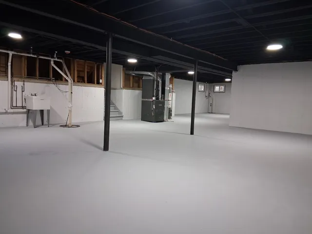 a view of water heater room