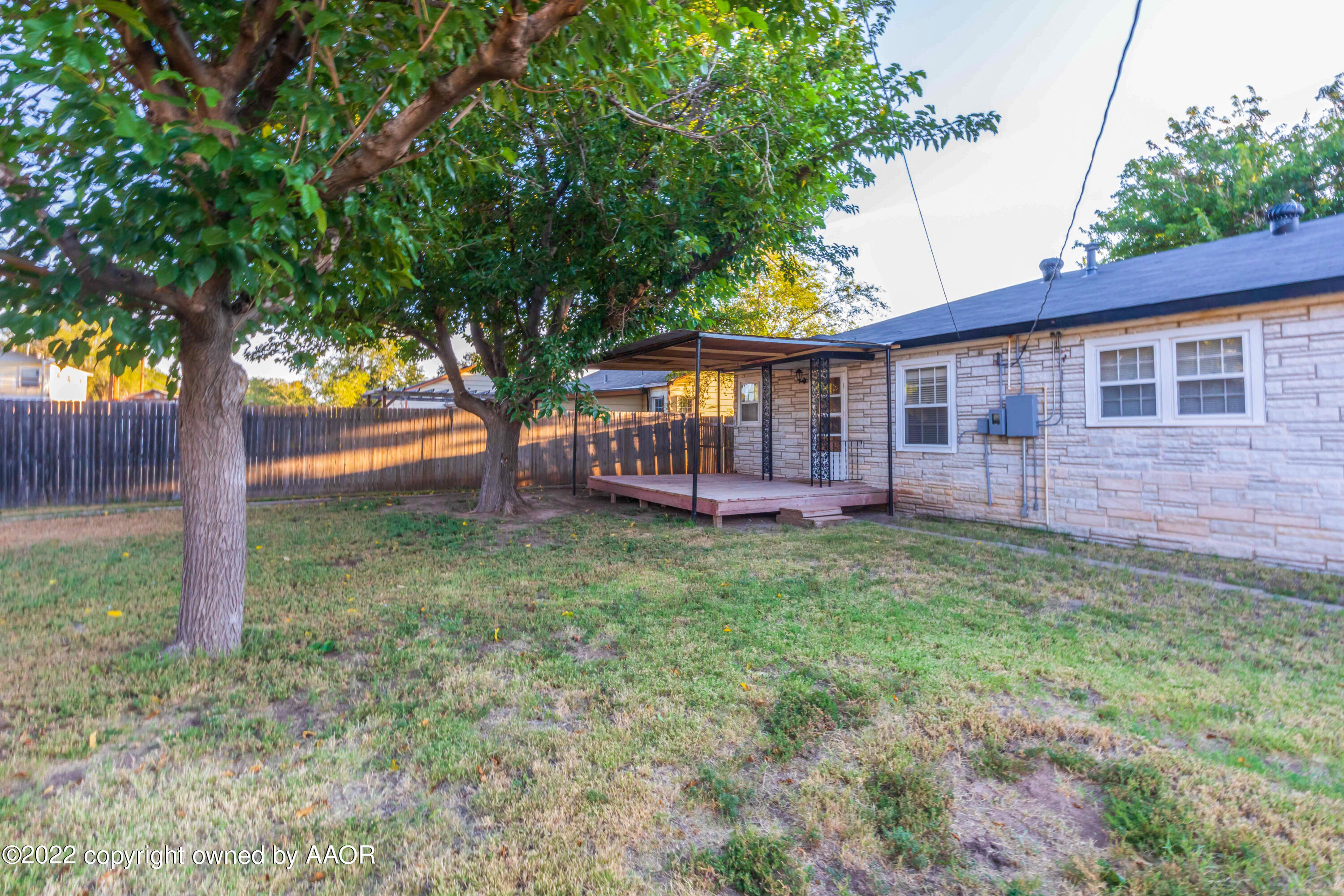 4302 Cline Road Amarillo, TX 79110 - Photo 23 of 26 BACKYARD