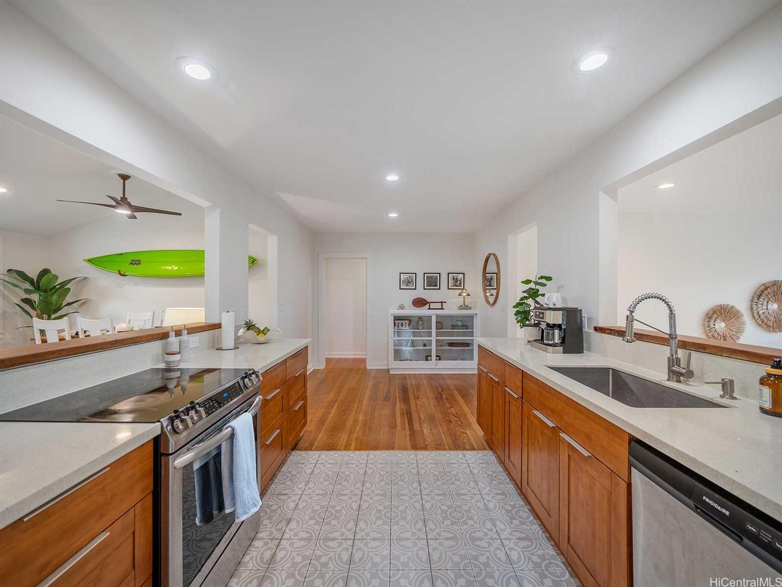 244 Awakea Road Kailua, HI 96734 - Photo 5 of 25 Spacious kitchen area with generous countertop space for cooking and entertaining.