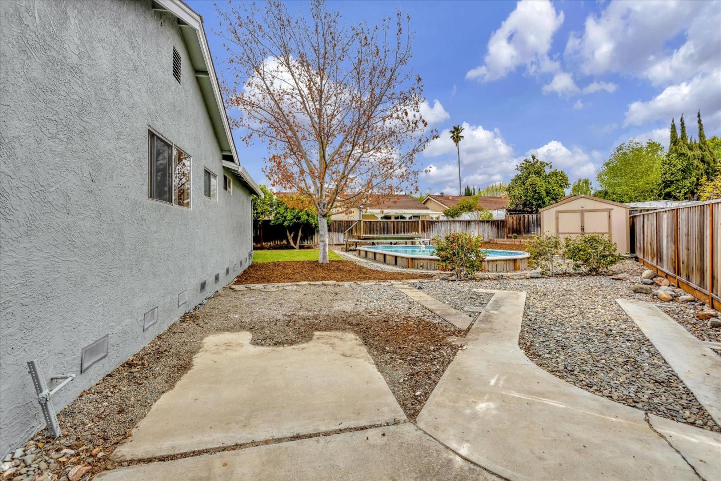2860 Encinitas Court San Jose, CA 95132 - Photo 39 of 45 a view of a house with basketball court