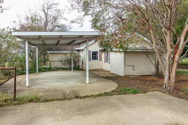 a house with a outdoor space