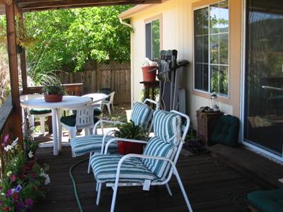 88 Yosemite Road, Unit 88 San Rafael, CA 94903 - Photo 4 of 11 a view of balcony with a patio and outdoor seating