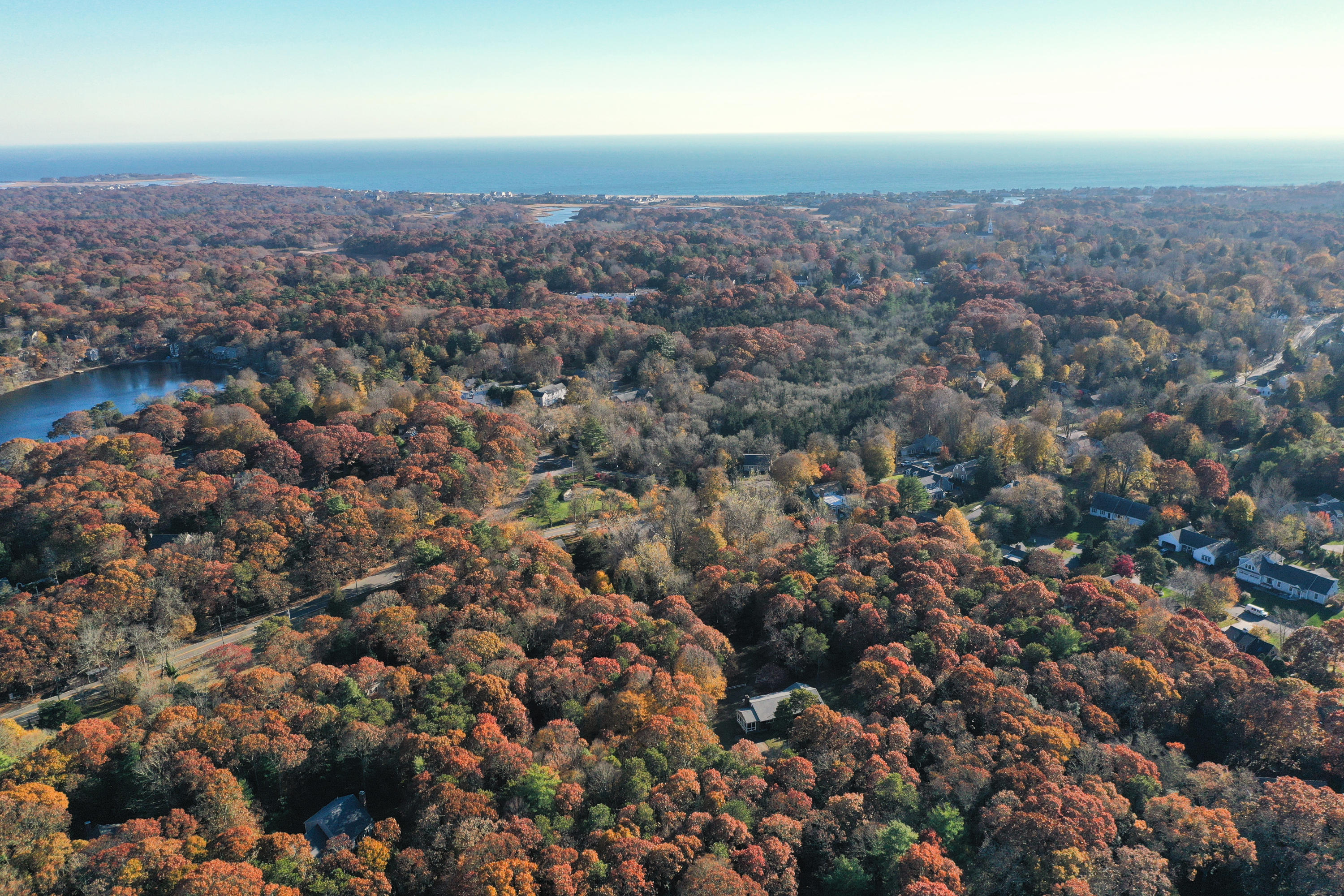 169-173 Old Post Road Centerville, MA 02632 - Photo 17 of 50 an aerial view of multiple house