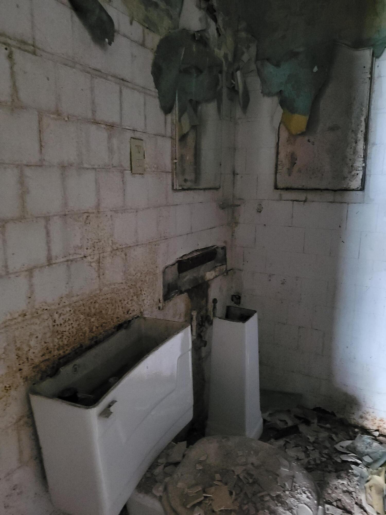 328 West Ridge Road Gary, IN 46408 - Photo 9 of 17 a bathroom with a sink and a toilet