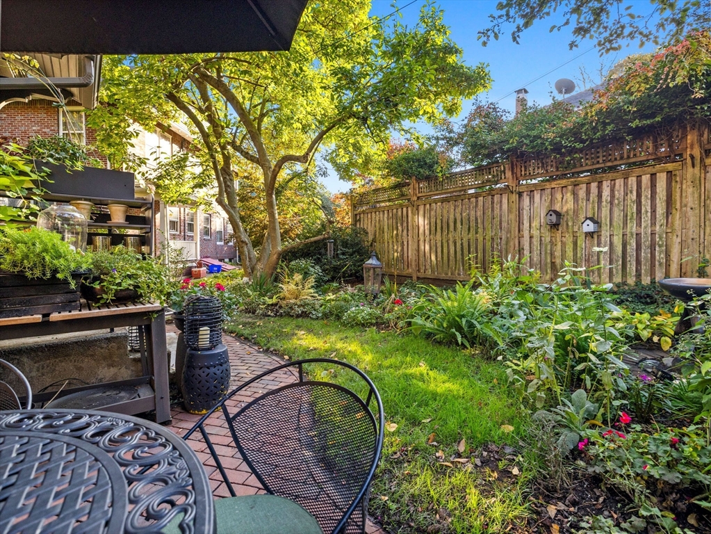 81 Arborway Boston, MA 02130 - Photo 25 of 29 a view of garden with patio