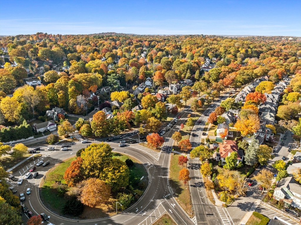 81 Arborway Boston, MA 02130 - Photo 28 of 29 an aerial view of residential houses with outdoor space