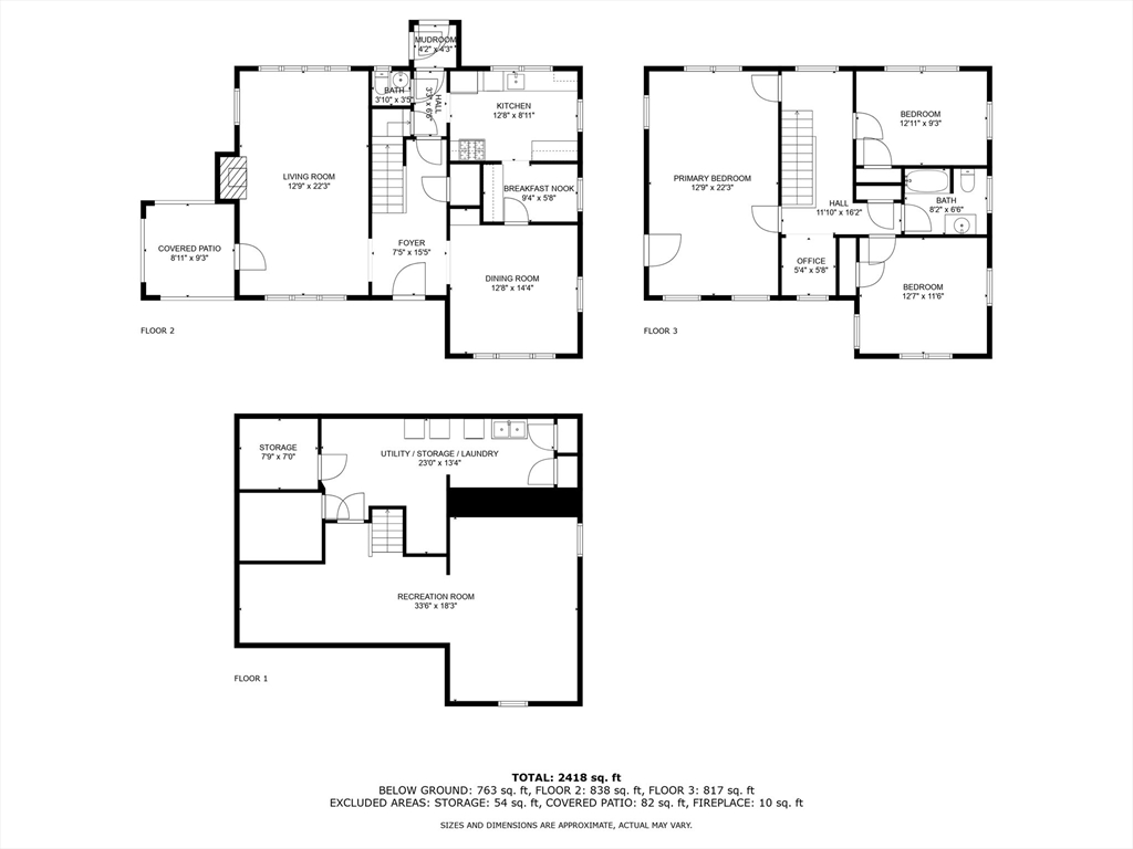 81 Arborway Boston, MA 02130 - Photo 29 of 29 a picture of floor plan