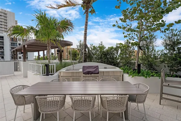 a large kitchen with kitchen island granite countertop a large counter top appliances and cabinets