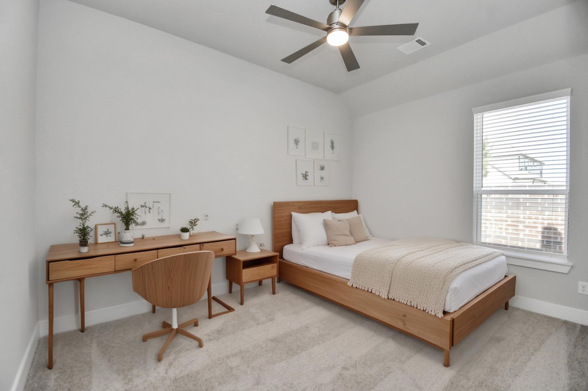 3031 Native Spg Drive Spring, TX 77373 - Photo 28 of 30 Virtually Staged - Secondary Bedroom. Sample photo of completed home with similar floor plan. Actual colors and selections may vary.