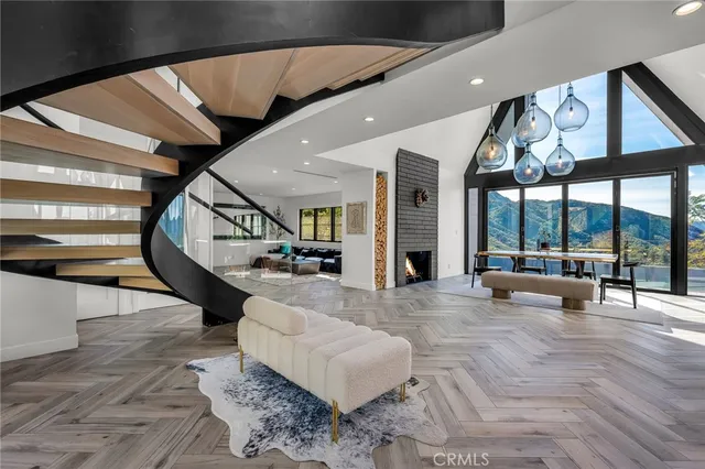 a view of a living room