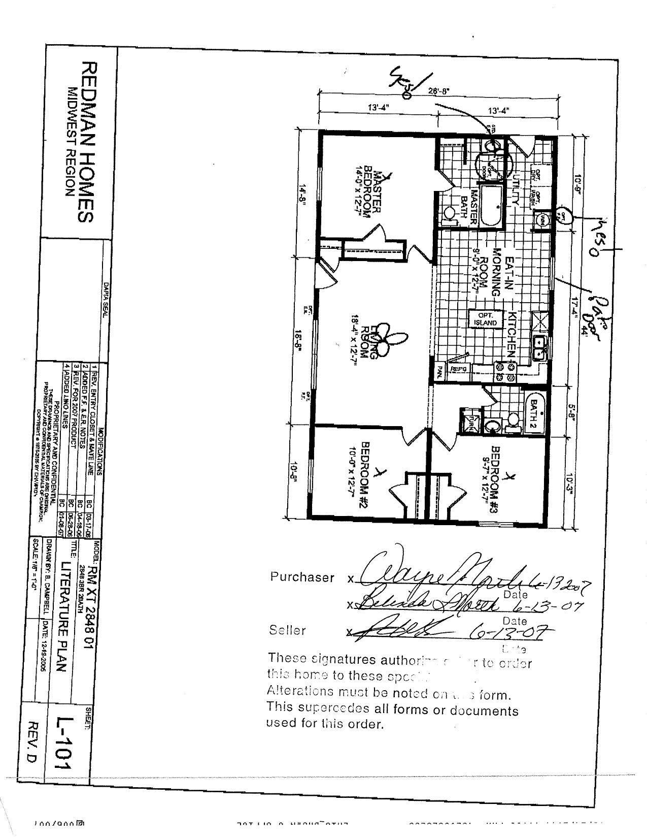 E11695 Chadwick Hollow Road Liberty, WI 54664 - Photo 49 of 49 Floor Plan Original