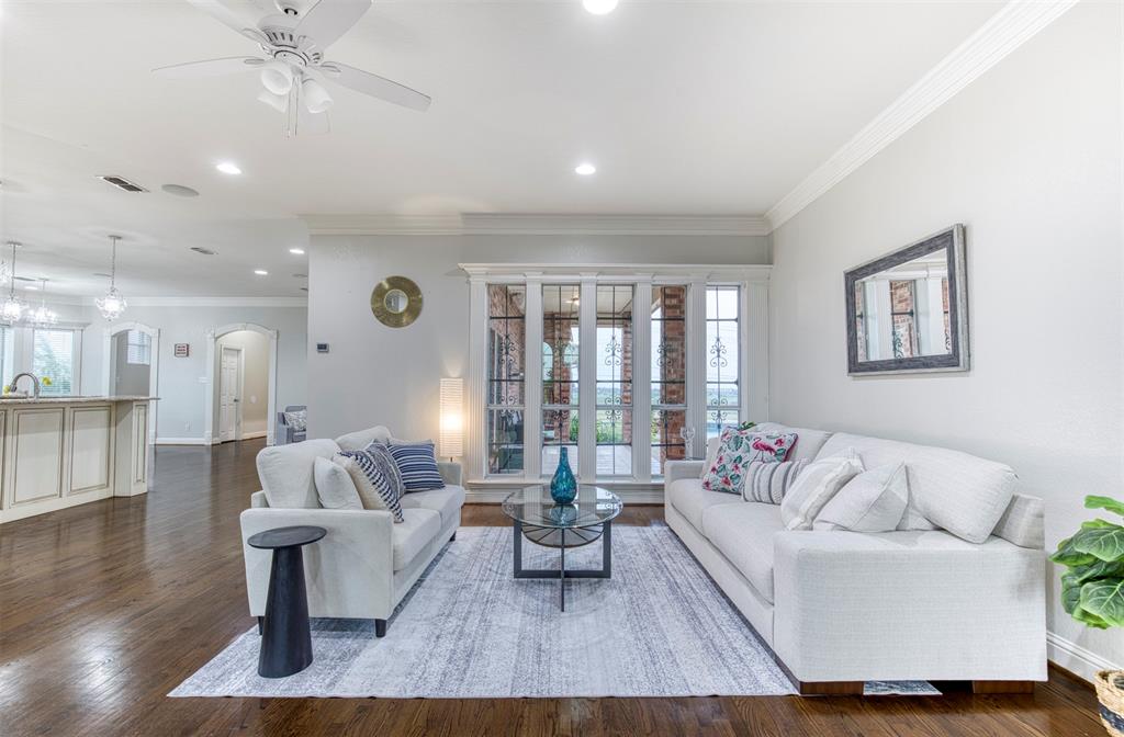 124 Lonesome Trail Haslet, TX 76052 - Photo 14 of 40 a living room with furniture and a large window