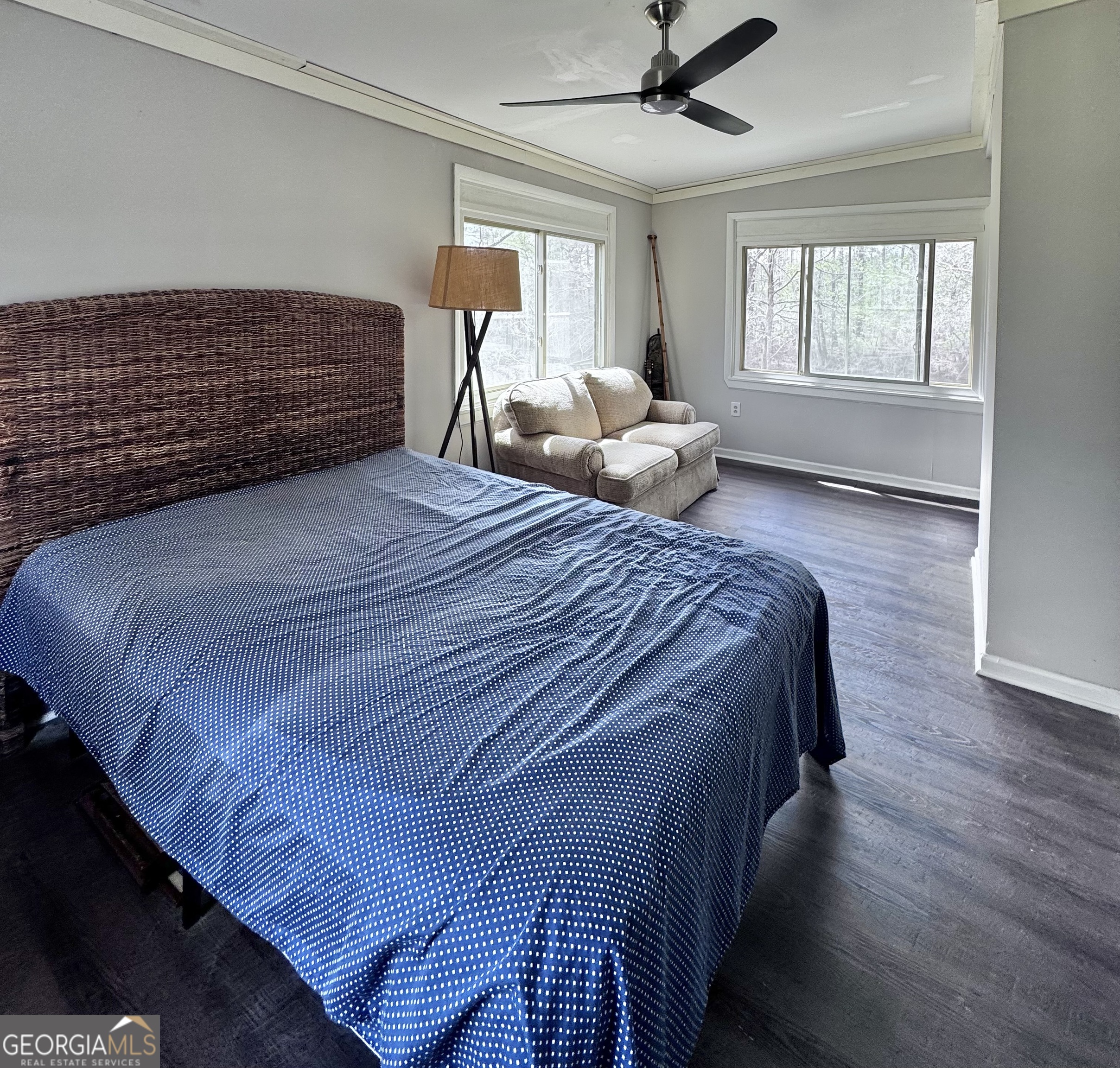 1427 & 1427c Magnolia Road Reidsville, GA 30453 - Photo 8 of 18 a bedroom with a bed and window
