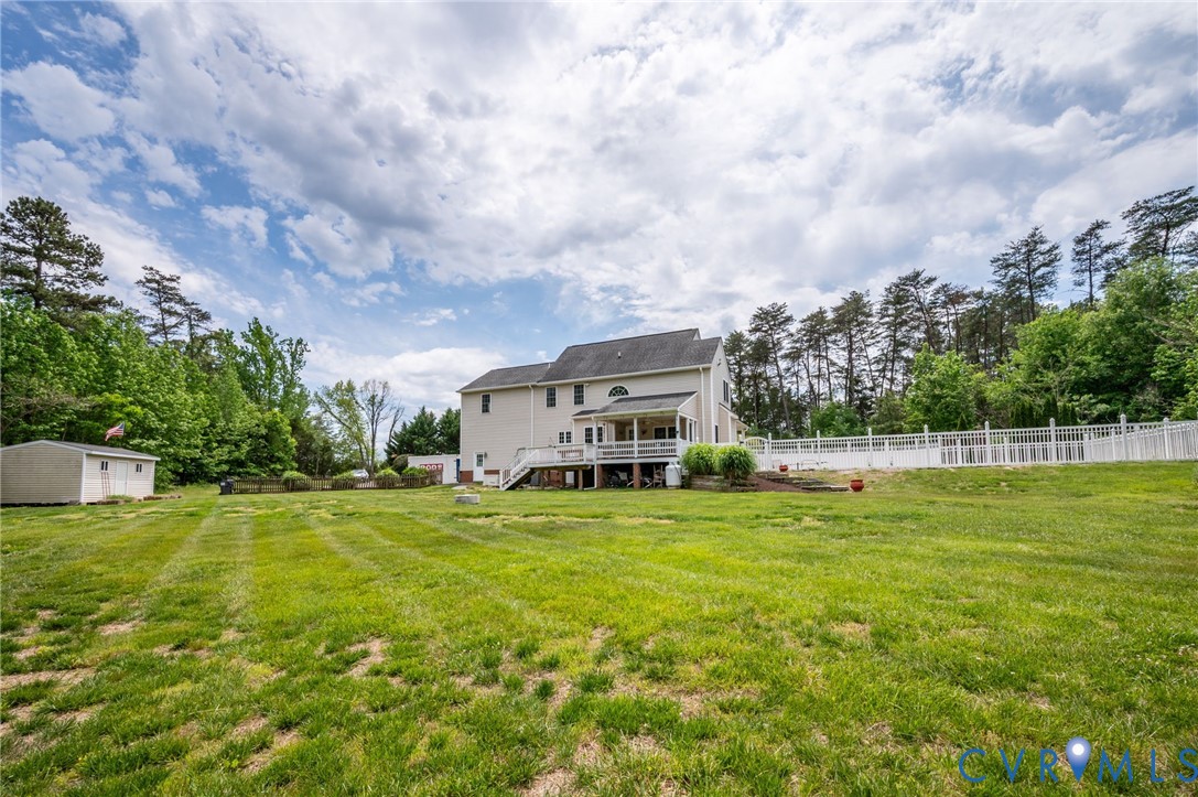 3090 Poor House Road Goochland, VA 23063 - Photo 31 of 32 Expansive green lawn extending from a multi-level