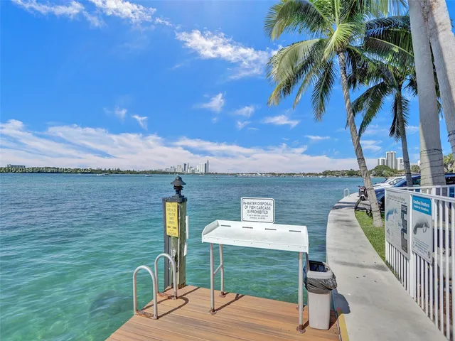 a view of a lake with houses