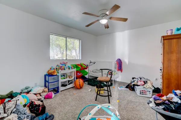 a play room with toys