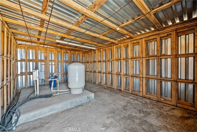 a view of a porch with furniture
