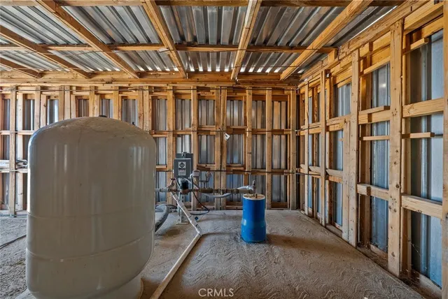 a view of a storage room
