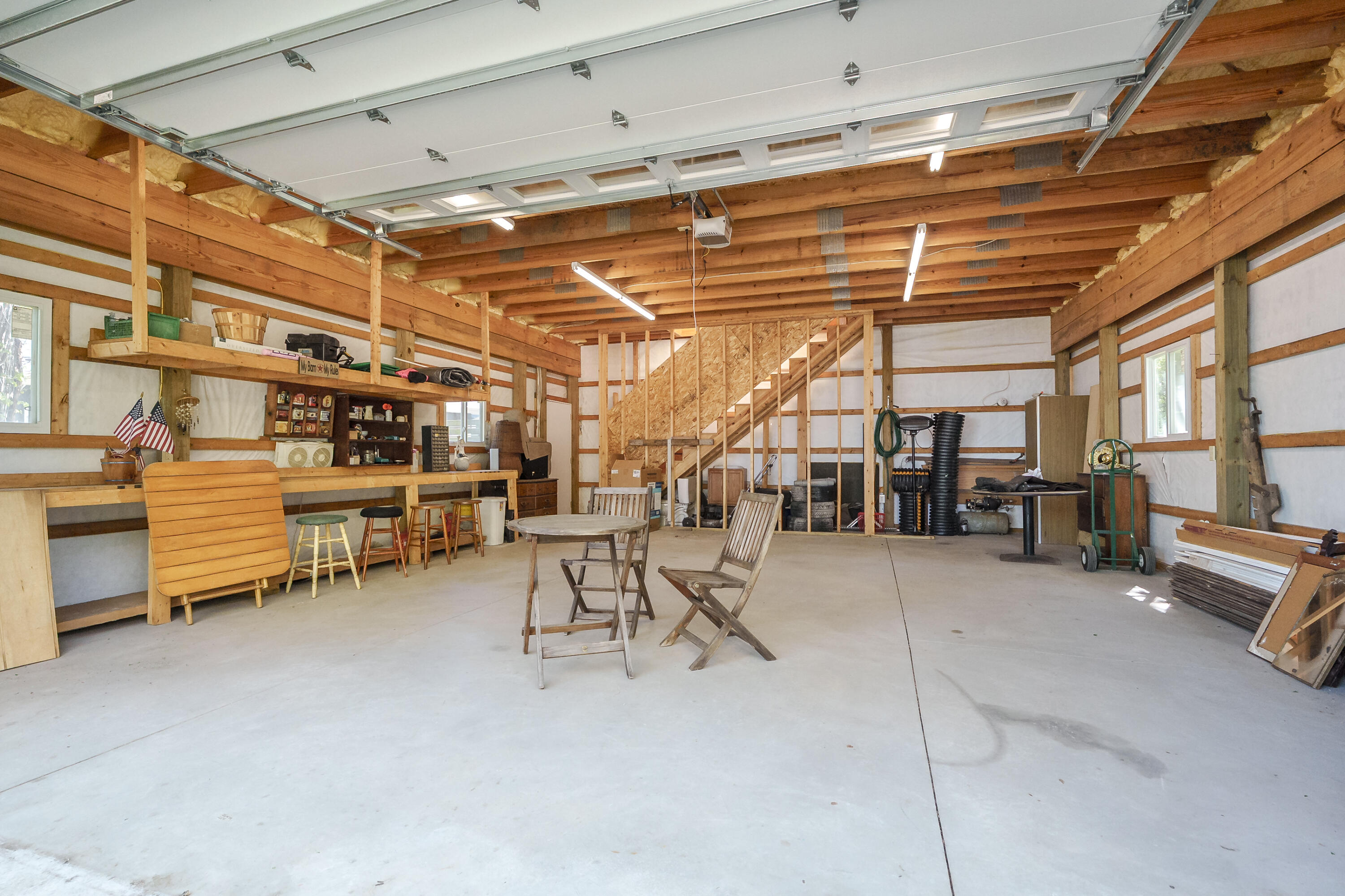 3055 Baseline Road Gobles, MI 49055 - Photo 30 of 53 Pole Barn interior