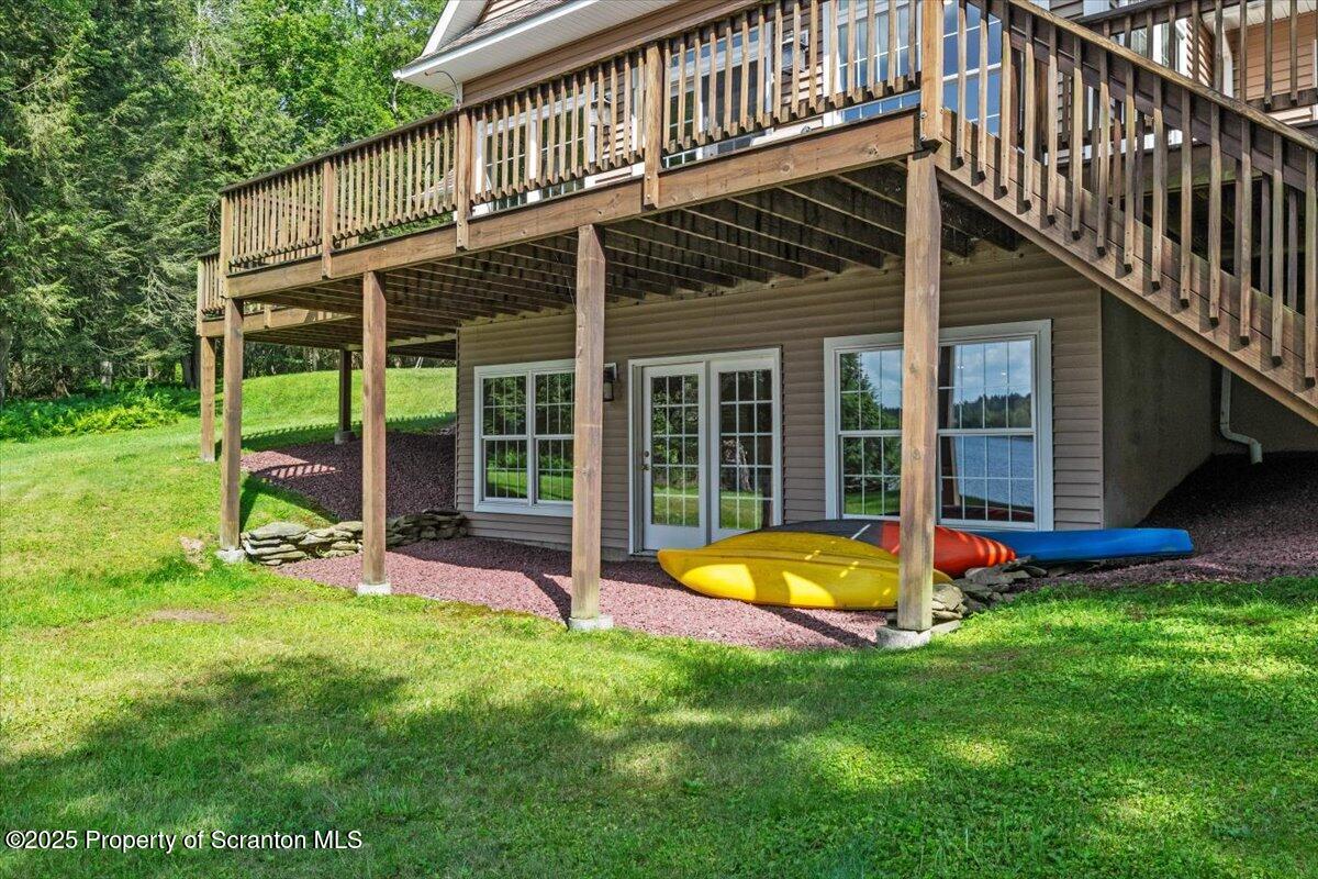 65 Run A Muck Lane Thompson, PA 18465 - Photo 12 of 53 Lower level-exterior walk-out