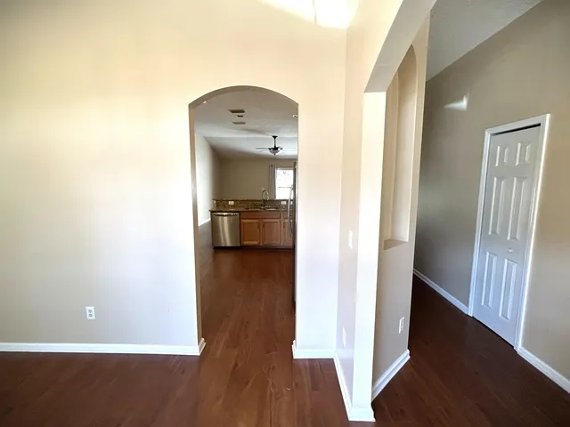 wooden floor in a gallery