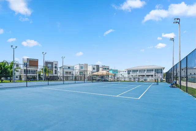 a view of a tennis court