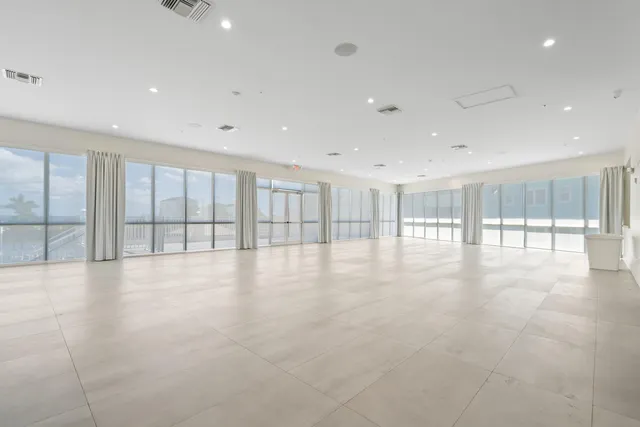 a view of balcony with city view