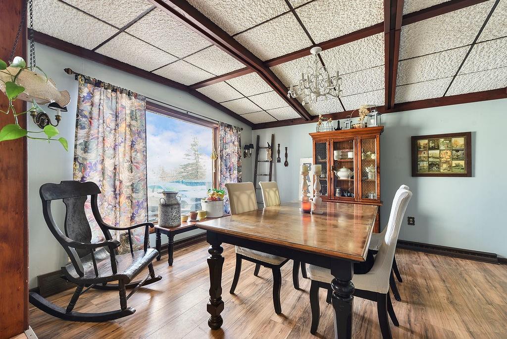 139 Camp Run Road Harmony, PA 16037 - Photo 13 of 41 a dining room with furniture and wooden floor