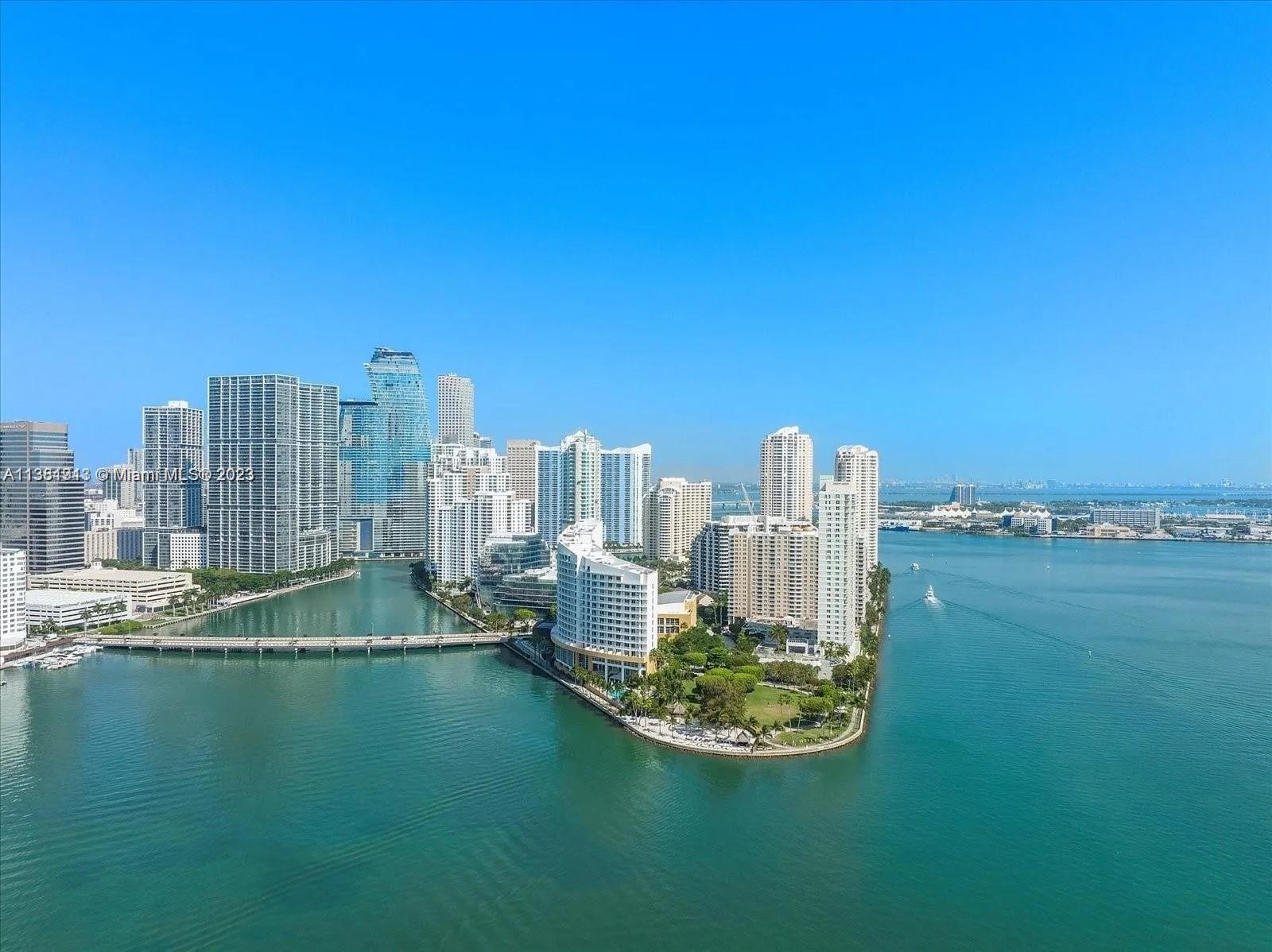 801 Brickell Key Boulevard, Unit 908 Miami, FL 33131 - Photo 2 of 29 a view of a city with tall buildings