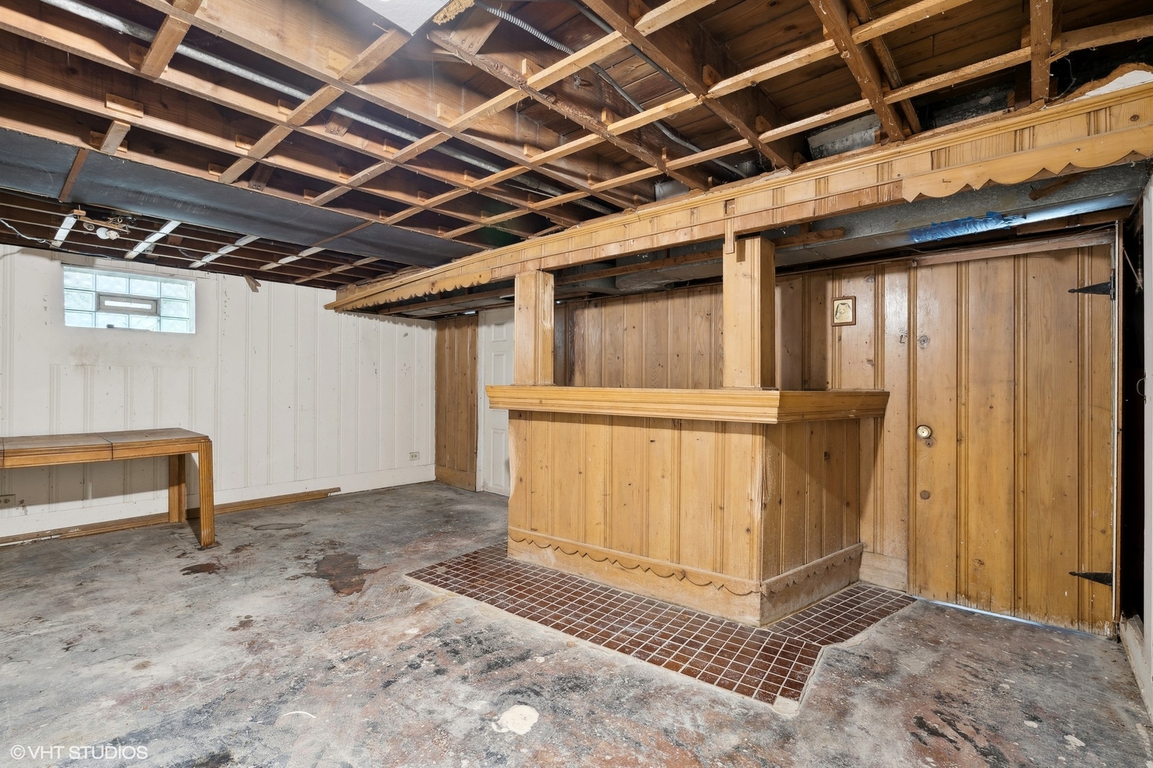 1437 Elgin Avenue Forest Park, IL 60130 - Photo 9 of 13 a view of a room with wooden walls
