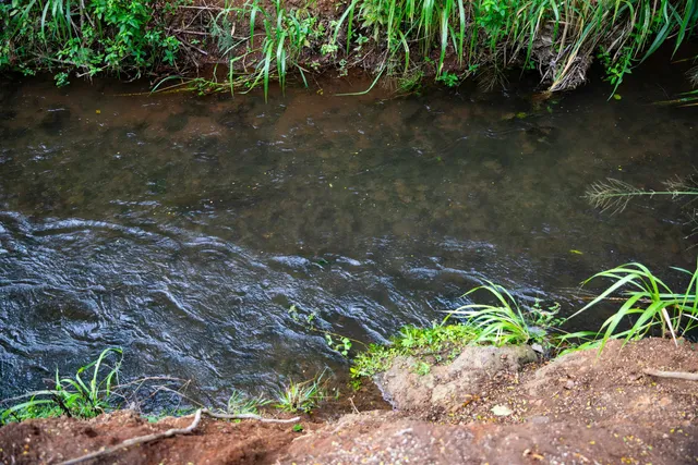 a backyard of a house with a yard and outdoor seating