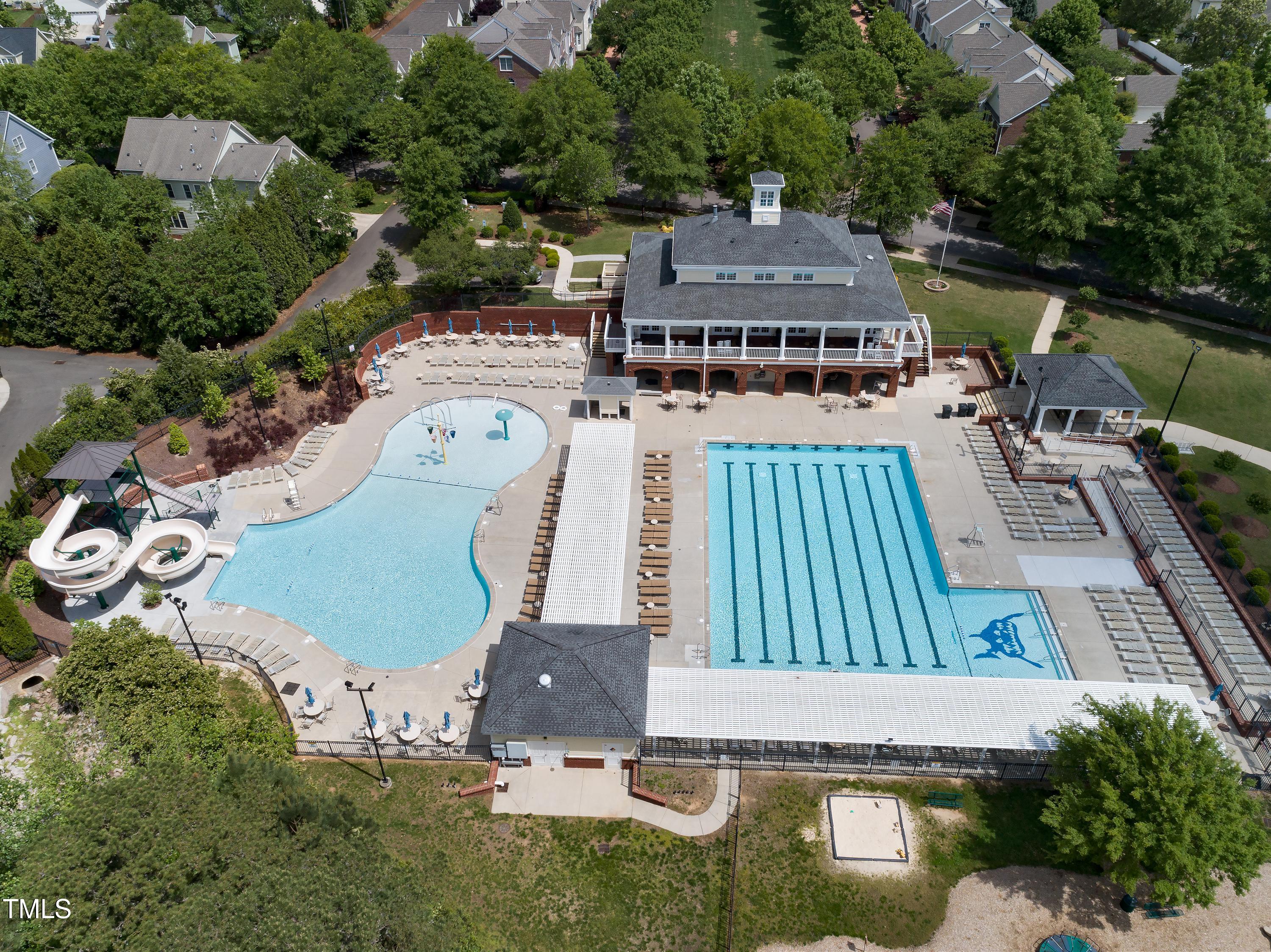 2237 Bankshill Row Raleigh, NC 27614 - Photo 19 of 22 59-Pool-Aerial-1