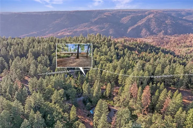 a view of a city with a mountain