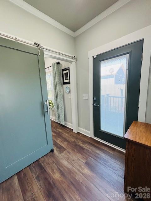 278 Right Prong Road Ellenboro, NC 28040 - Photo 11 of 47 an empty room with wooden floor and a hallway
