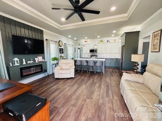 278 Right Prong Road Ellenboro, NC 28040 - Photo 2 of 47 a living room with furniture and a flat screen tv