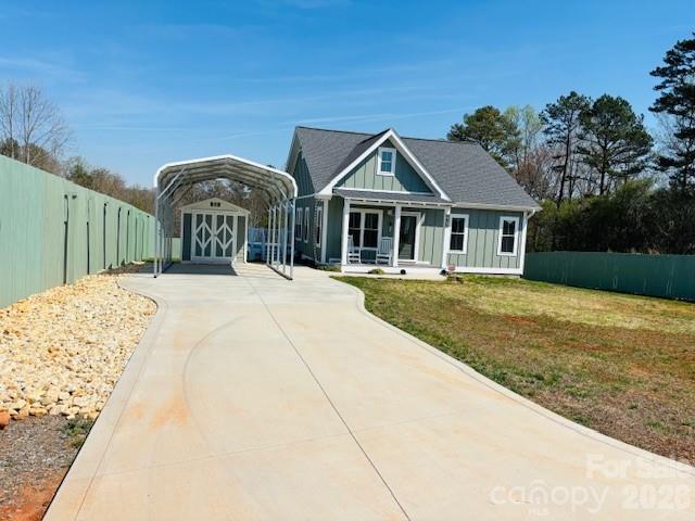278 Right Prong Road Ellenboro, NC 28040 - Photo 34 of 47 a front view of a house with a yard