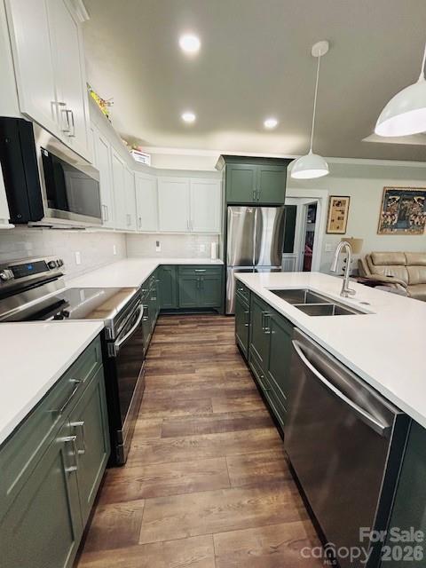 278 Right Prong Road Ellenboro, NC 28040 - Photo 6 of 47 a kitchen with stainless steel appliances granite countertop a sink and a stove